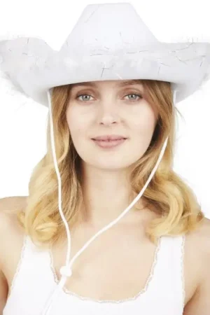 Réduction Chapeau Cowgirl Blanc