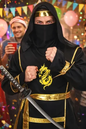 Déguisement Homme Ninja S/M Prix Cassé