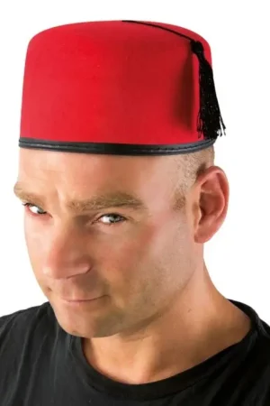 Chapeau Feutre Fez Rouge Retour Gratuit