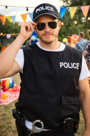Livraison Express Déguisement Homme Policier Taille Unique