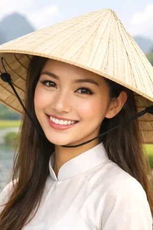 Chapeau de Paille Vietnamien Nouvelle Collection