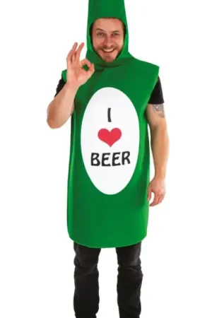 Certifié Déguisement Homme I Love Beer Taille Unique