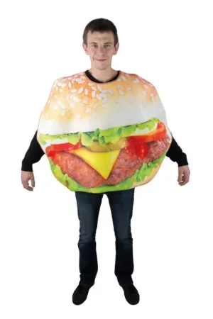 Déguisement Homme Hamburger Taille UNique Réduction
