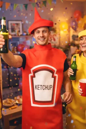 Offre Limitée Déguisement Homme Ketchup Taille UNique