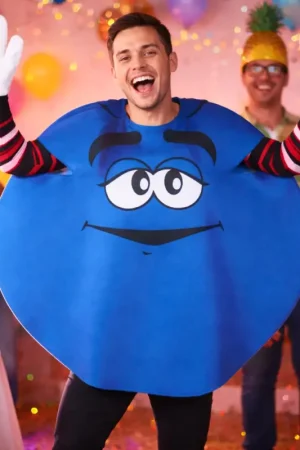 Seulement Aujourd'hui Déguisement Adulte Bonbon Bleu Taille UNique