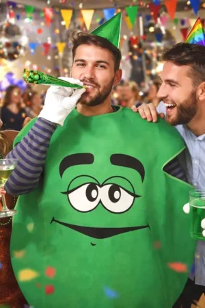 Déguisement Adulte Bonbon Vert Taille UNique Promotion Saisonnière