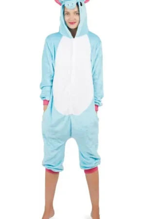 Remise Déguisement Adulte Kigurumi Bleu ciel S/M