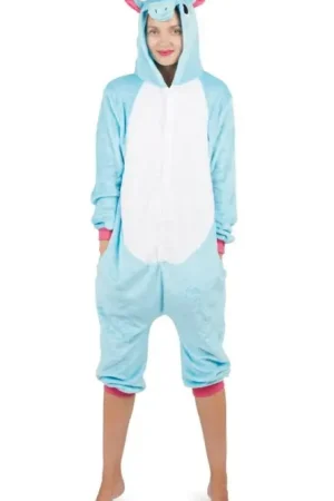 Prix Choc Déguisement Adulte Kigurumi Bleu Ciel L/XL