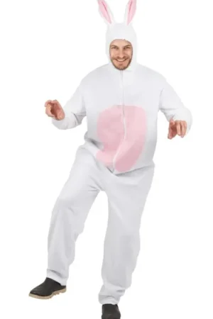 Soldes Déguisement Homme Lapin Blanc S/M