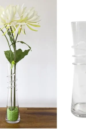 Satisfait Ou Remboursé Centre de table vase vrillé 38cm