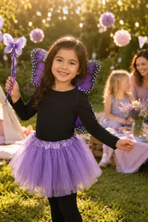 Acheter En Ligne Set Papillon Enfant Violet Taille Unique