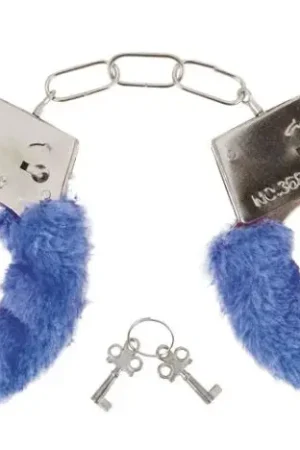 Menottes avec Fourrure Bleu Offre Du Jour