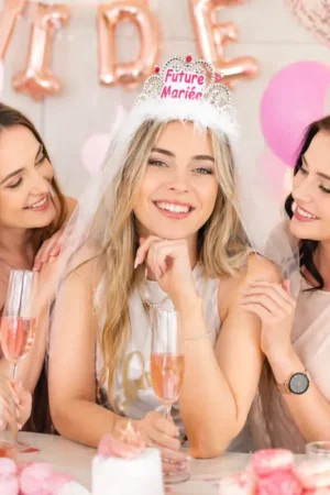 Prix Cassé Diadème Future Mariée avec Voile