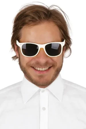 Soldes Lunettes Blues Brothers Blanc