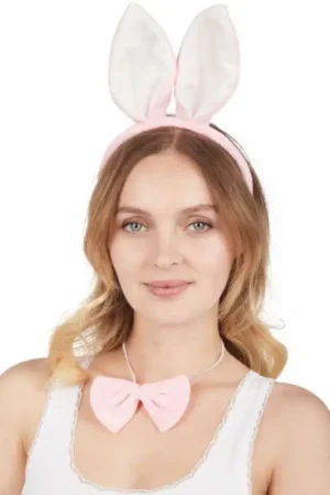 Set de Lapin Rose et Blanc Acheter Direct