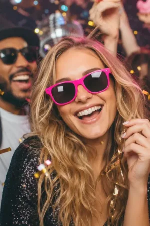 Acheter Direct Lunettes Blues Brothers Rose Fluo