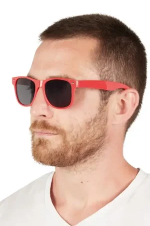 Authentique Lunettes Blues Brothers Rouge