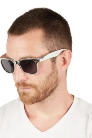 Nouveauté Lunettes Blues Brothers Argent