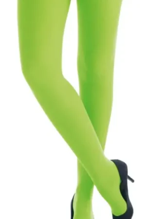 Collant Opaque Vert Fluo Achat Immédiat