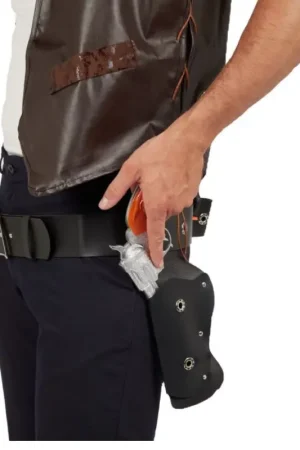 Prix Bas Ceinture Adulte Double Holster Noir