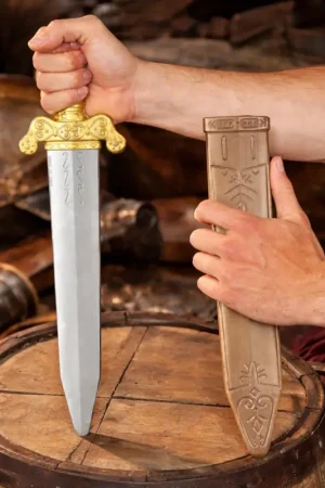 Retour Gratuit Épée de Gladiateur avec Fourreau 50 cm