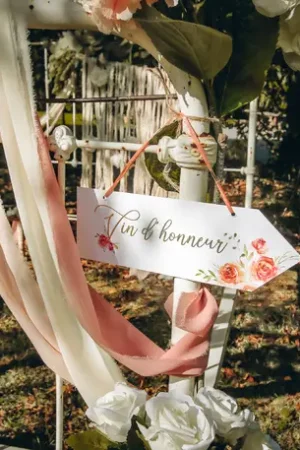 Kit de 4 Flèches directionnelles Theme Romantique Quantité Limitée