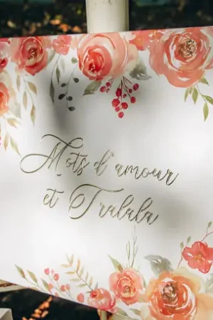 Satisfait Ou Remboursé Livre d'or Theme Romantique Flowers