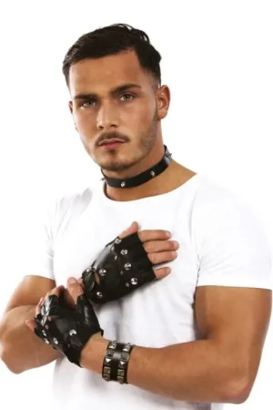 Collier de Punk Noir Dernier Modèle