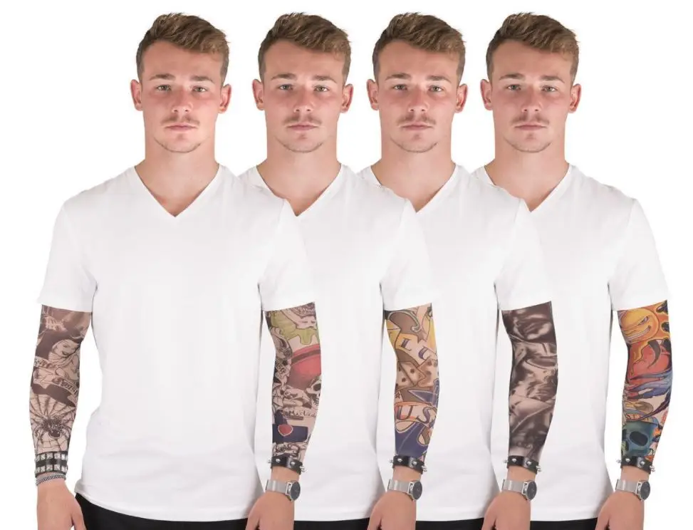 Meilleure Vente Manches Faux Tatouages Modèle Aléatoire 42 cm