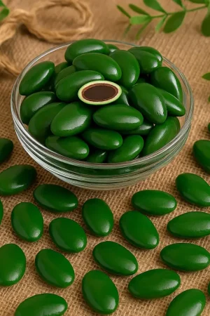 Dragées mariage au chocolat Vert Sapin x500gr Certifié