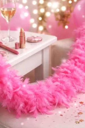 Offre Spéciale Boa Plumes Rose