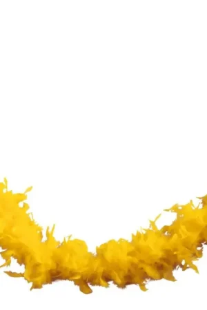 Boa Plumes Jaune Bon Plan