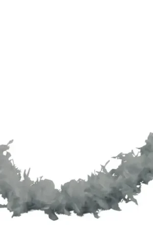 Offre Spéciale Boa Plumes Gris