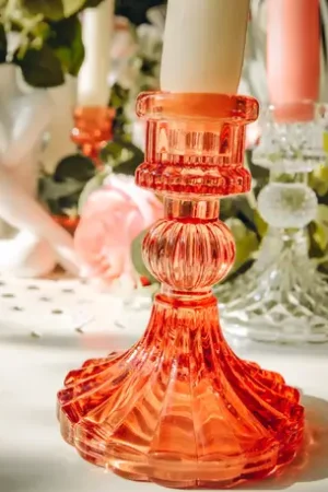 Prix Choc Bougeoir Noblesse en verre TerraCotta