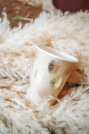 Seulement Aujourd'hui Gobelet en carton Theme Exotique x 8 pièces