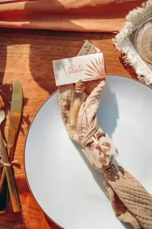 Affaire À Saisir Rond de serviette Exotique Mood x 10