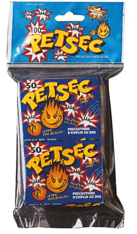Offre Spéciale Pétards Clac-doigt Petsec F1 lot de 2 Boîtes de 50
