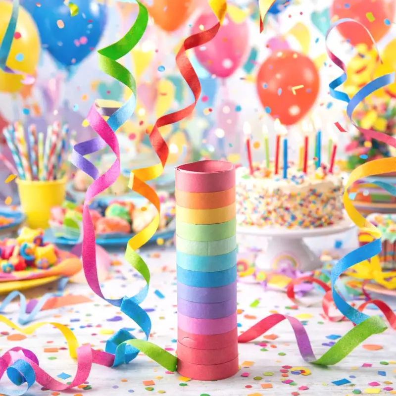 Rouleau de Serpentins Colorés 10 m Acheter Direct