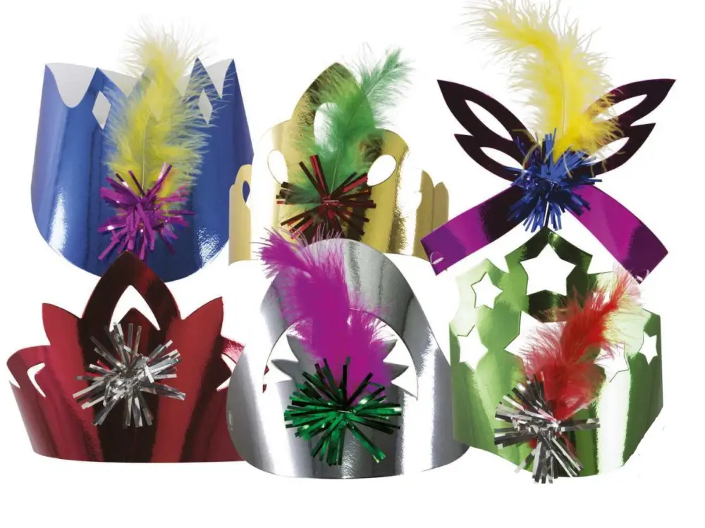 Couronne Carton Métallisé x6pcs Meilleure Vente