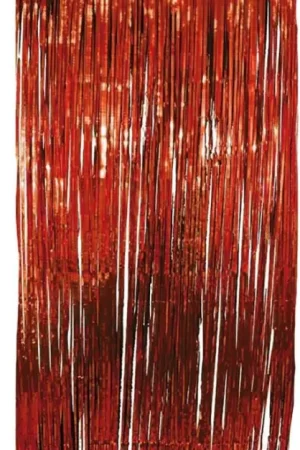 Commander Vite Rideau Lamé Rouge 2.40 m
