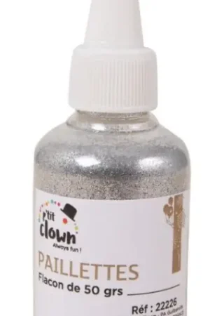 Offre Exclusive Flacon de Paillettes Argent 50 g