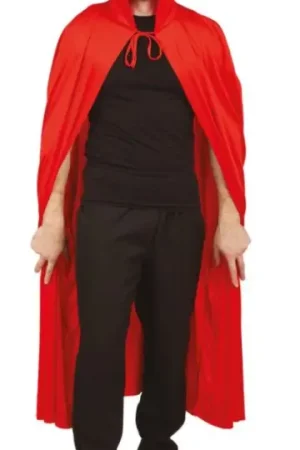 Vente Directe Cape avec Capuche Rouge 150 cm
