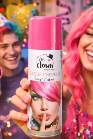 Spray Laque Cheveux Rose 125 ml Promotion Saisonnière