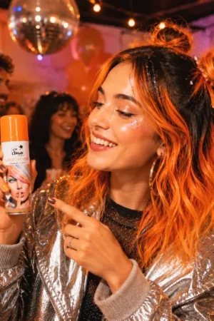 Spray Laque Cheveux Orange 125 ml Vente Flash