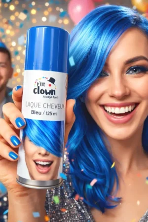 Remise Spray Laque Cheveux Bleu 125 ml