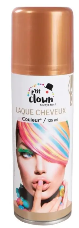Nouveauté Spray Laque Cheveux Or 125 ml