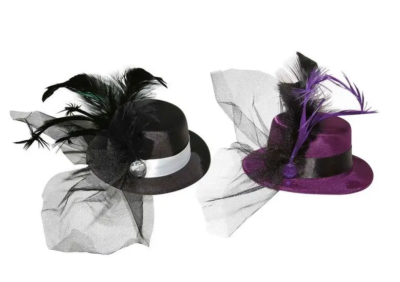 Barrette Mini Chapeau Couleur Aléatoire 13 cm Populaire