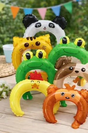 Offre Exclusive Serre-Tête Gonflable Forme Animal x6pcs