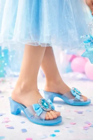 Satisfait Ou Remboursé Chaussures de Princesse Bleu Enfant
