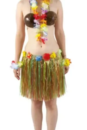 Expédition Rapide Jupe Hawaïenne Adulte Multicolore 40 cm